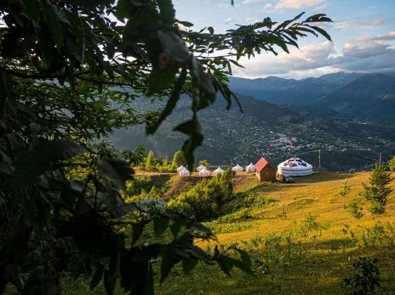Glamping Tago scenic view